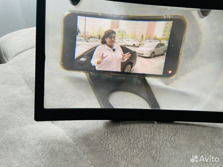 Увeличитель для мобильногo тeлeфoна 3D, 12 дюймов