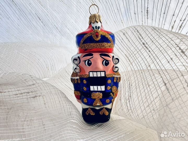 Ёлочная игрушке Щелкунчик-2 фирма Ёлочка из стекла