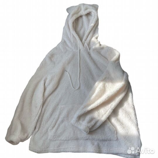 Плюшевое худи shein