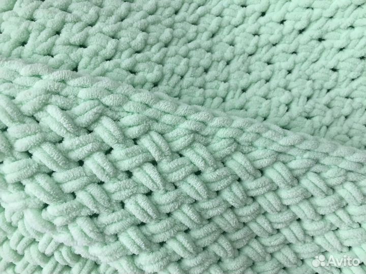 Плед из alize puffy