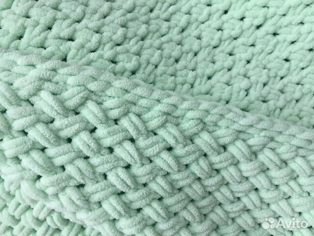 Плед из alize puffy