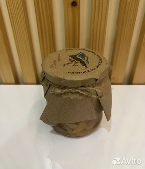 Печень трески в стекле