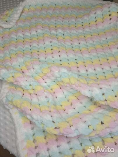 Плед детский плюшевый