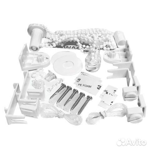 Штора рулонная (Блэкаут), 100х175 см, Кремовая