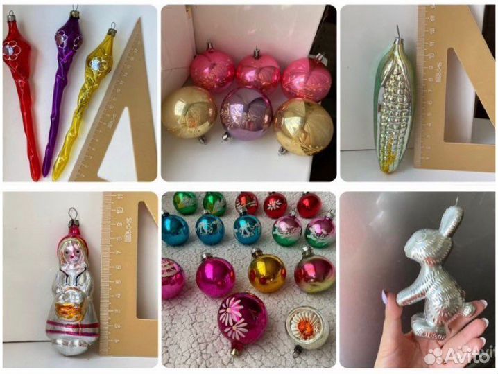 Ёлочные игрушки СССР