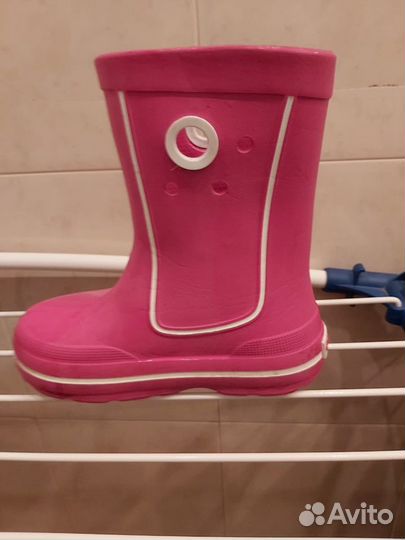 Сапоги crocs на девочку