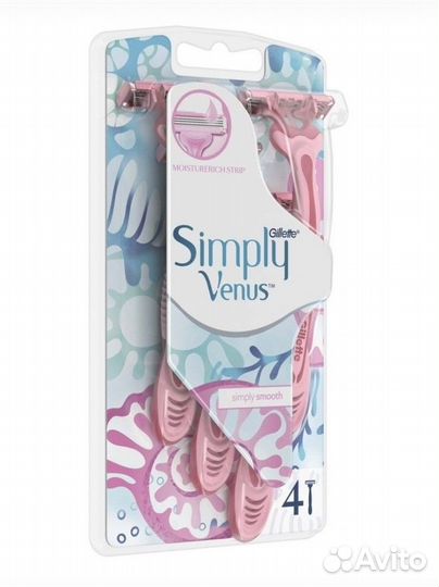 Gillette Simply Venus3 Basic 4шт