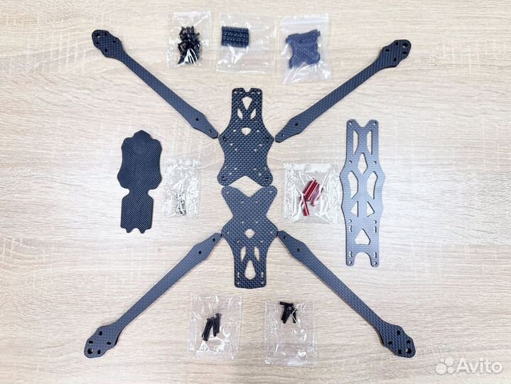 Рама для FPV дрона карбоновая, 7 дюймов, 5 мм