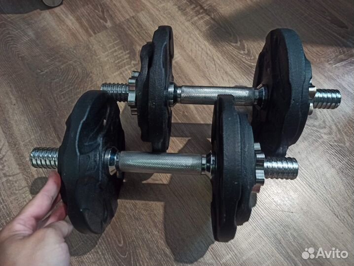 Наборные гантели Torneo 7,5 кг - 2 шт