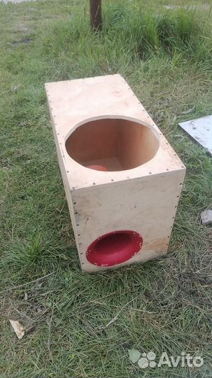 Короб для сабвуфера 12 на трубе