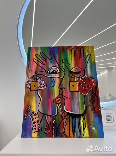 Картина авторская акрил