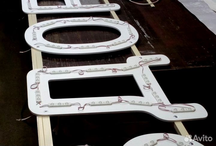 Объёмные буквы. Световые вывески