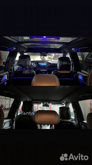 Тюнинг 167 Мерседес подсветка салона