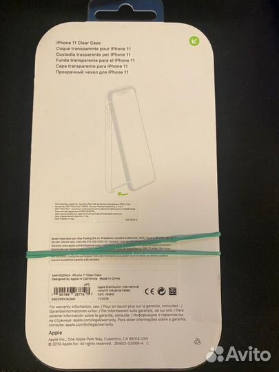 Чехол на iPhone 11 Clear Case