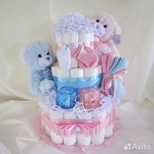 Тортик из памперсов