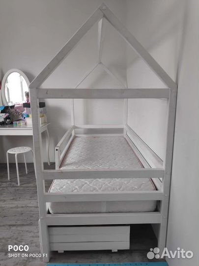 Кровать дом домик самодельная