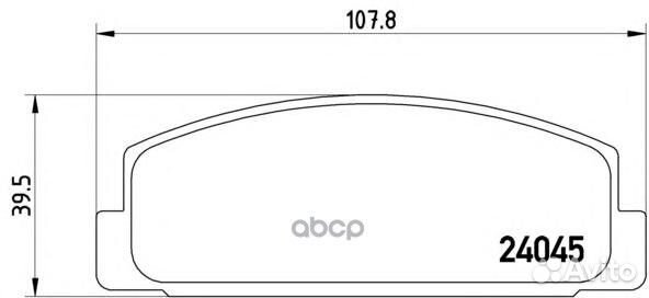 Колодки тормозные дисковые задн, mazda: 323 F V