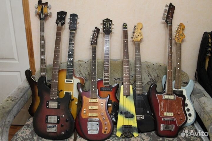 Гитары и бас СССР