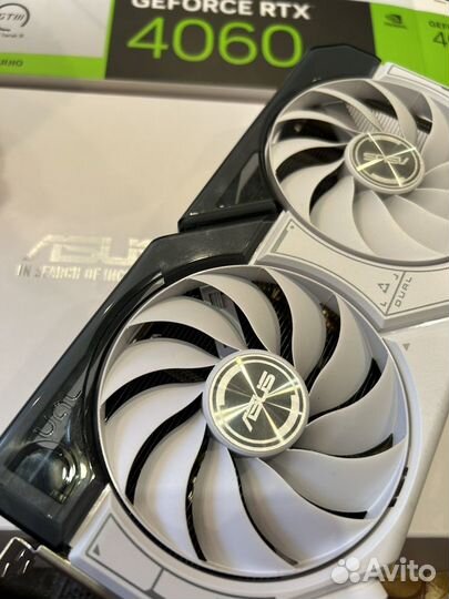 Rtx 4060 OC 8gb asus dual white