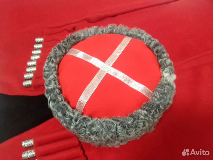 Кубанка из серого каракуля Ворог