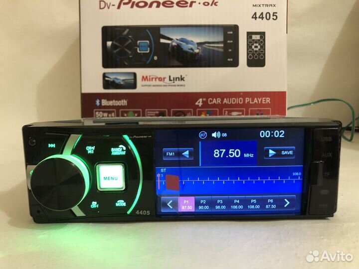Магнитола Pioneer с экраном (новая)