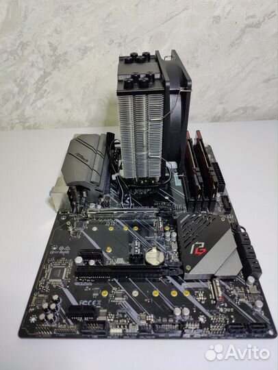 Комплект Ryzen 7 5700x+X570+32gb озу+кулер