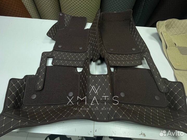 3D коврики из экокожи для Honda Accord 7