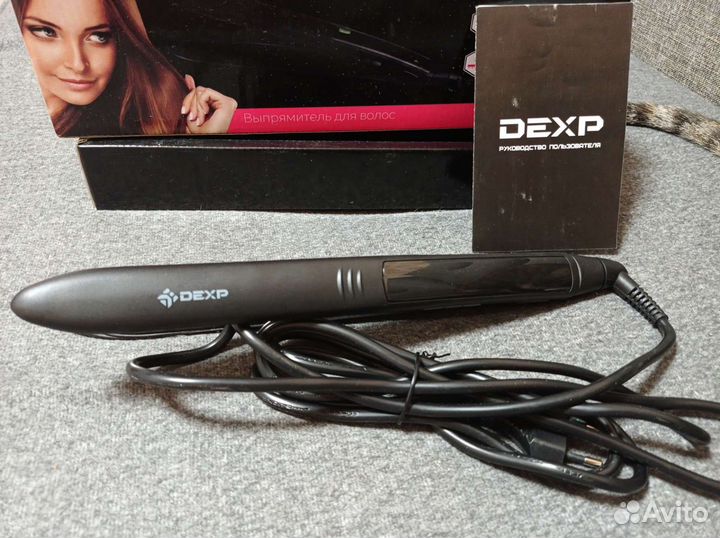 Вапрямитель для волос (утюжок). Новый, не бывший в