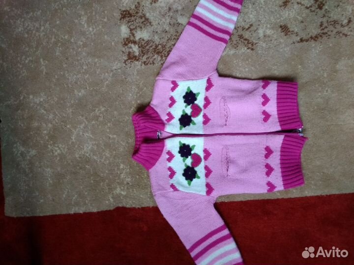 Джемпер для девочки (от 2 до 3 лет)