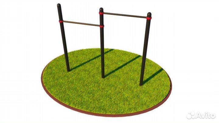 T-002 Турник классический двойной D89 Металл