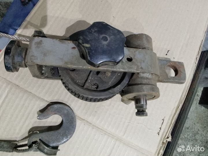 Лебедка червячная