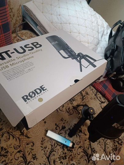 Микрофон rode NT USB с коробкой