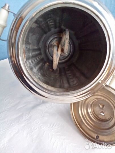 Самовар электрический. СССР, поднос Кольчугино