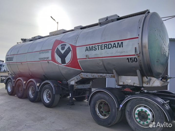 Полуприцеп пищевая цистерна Burg BPD0 15-27, 1990