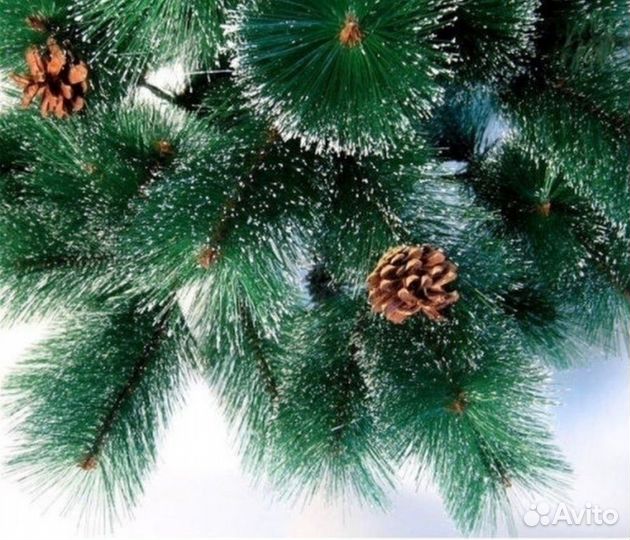 Елка искусственная сосна с шишками