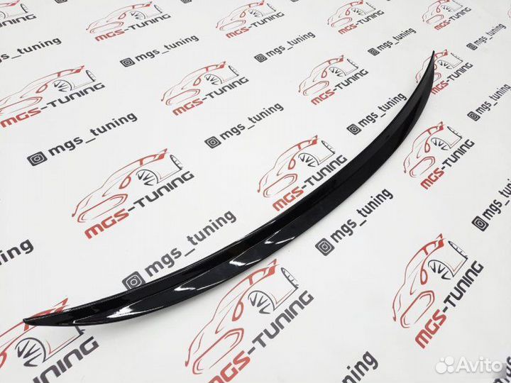 Спойлер BMW 3 g20 Черный глянец M-Style