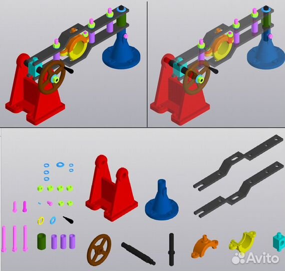 3D и 2D проектирование, моделирование