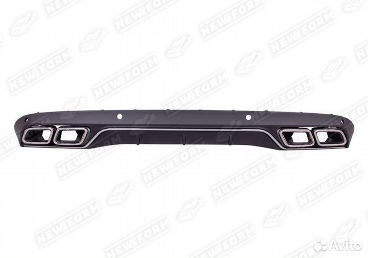 Диффузор 63 AMG Mercedes C205 без AMG пакета