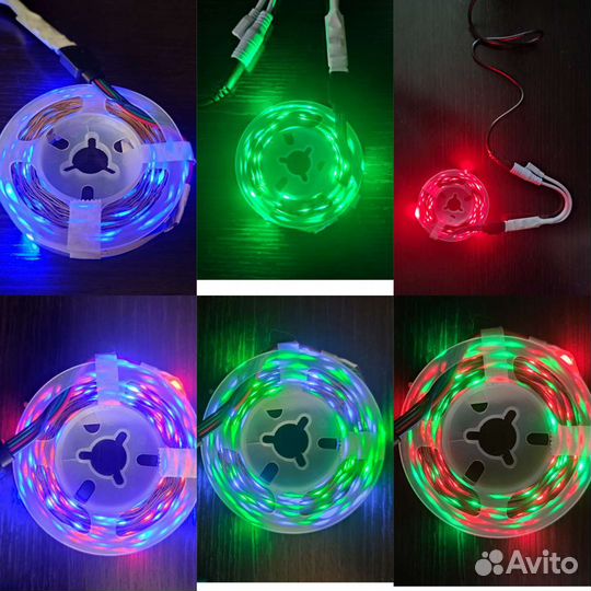 Светодиодная лента 5 метров,комплект