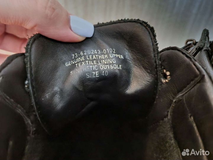 Демисезонные ботильоны Mascotte кожаные 40р-р