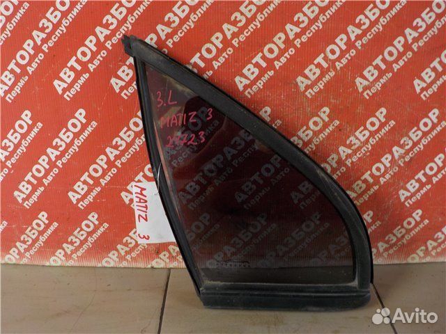 Глухое стекло кузова заднее левое Daewoo Matiz