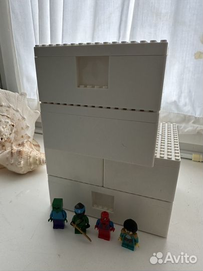 Lego коробка хранение bygglek