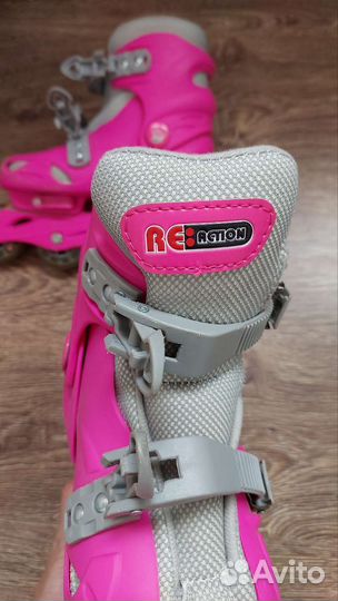 Роликовые коньки детские раздвижные