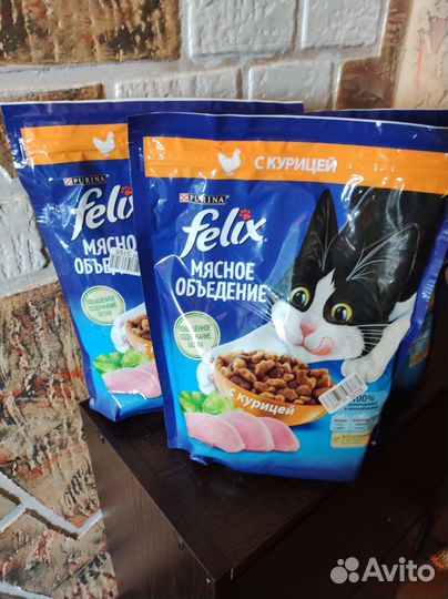 Корм Felix сухой 600гр