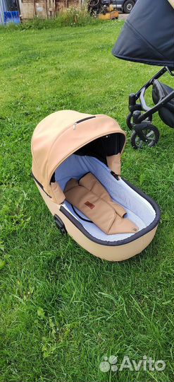 Коляска 2 в 1 эко кожа RikoBasic Ozon