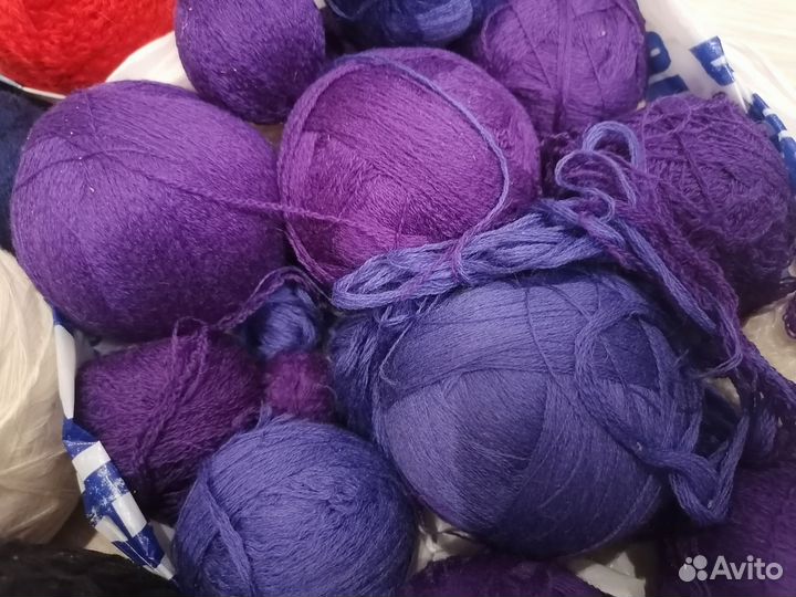 Пряжа нитки для вязания пакетом