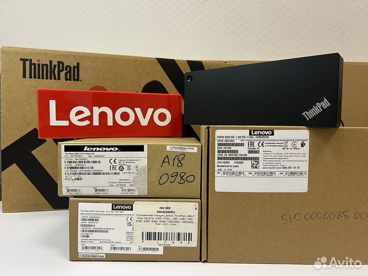 Док станции для Lenovo Thinkpad в Ассортименте