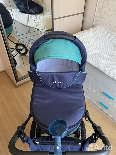 Коляска 2 в 1 Riko Basic Alfa классика