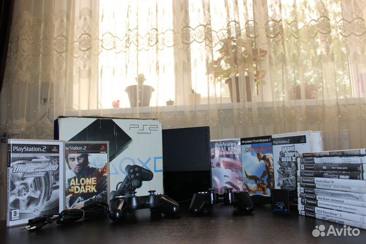 PlayStation 2 PS2 slim 90008 (чипованная)