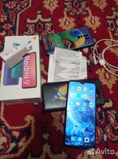Xiaomi redmi 9, 4/64gb, NFC, отпечаток